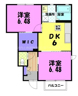 ブランシェタウン A【1階】の間取り