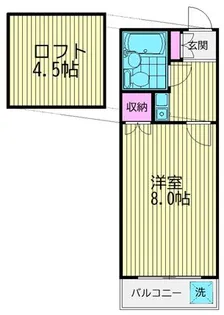 東京都大田区新蒲田2【アパート】の間取り