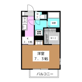 パークサイド高田 B棟【2階】の間取り