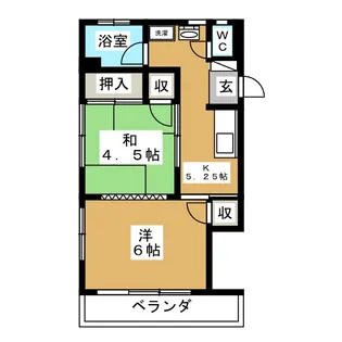 高橋マンション【4階】の間取り
