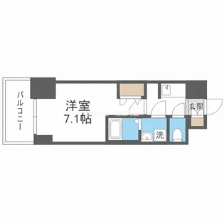 大阪府大阪市中央区南久宝寺町1【マンション】の間取り