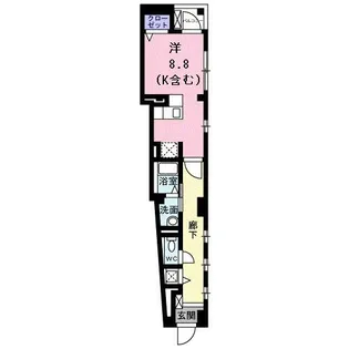 ヒルトップI【2階】の間取り