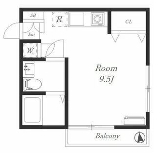 ダイヤモンドヒルズ阪東橋【2階】の間取り