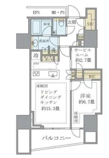 三田ガーデンヒルズ サウスヒル【3階】の間取り