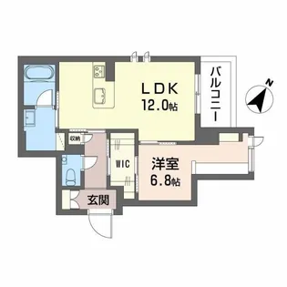 シャーメゾンエレガント【2階】の間取り