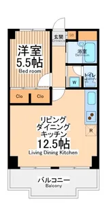 ライオンズマンション調布国領【2階】の間取り