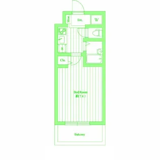 アドヴァンス石雅【6階】の間取り