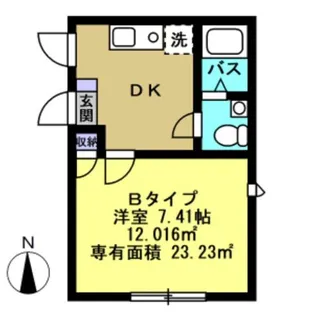 ルミエール【1階】の間取り