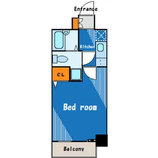 エクセリア旗の台【10階】の間取り