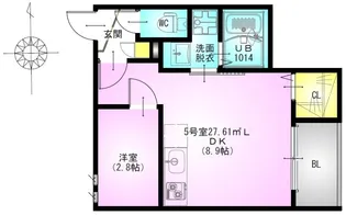 レガリスト ヴィゴール【1階】の間取り