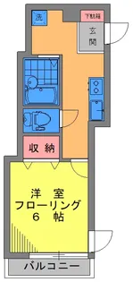 プライム西大井【2階】の間取り