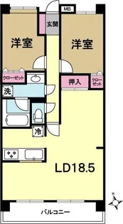 セレナハイム水戸南町【3階】の間取り