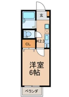 千葉県船橋市前原東3【アパート】の間取り