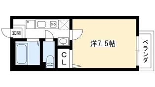 夢楼【1階】の間取り