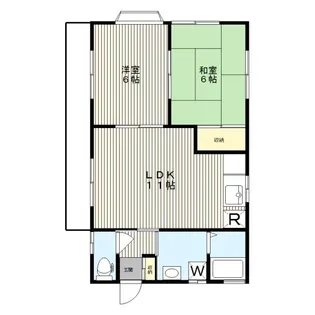 アコール【2階】の間取り