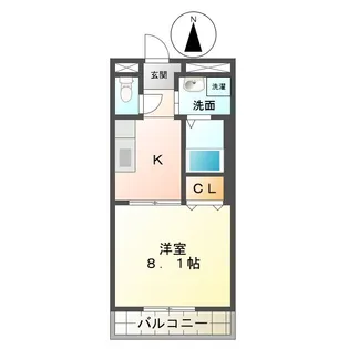 ラヴニール【2階】の間取り