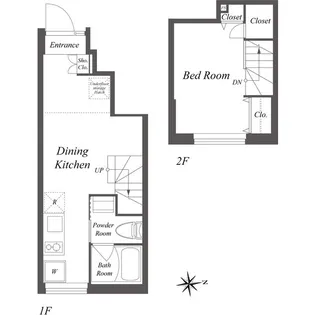 PAIR新大久保【1階】の間取り