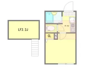 ALBA亀有【3階】の間取り