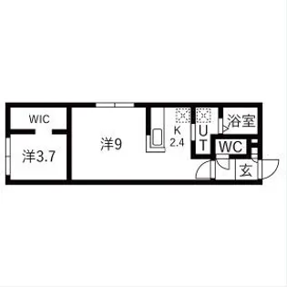 Feeel平岸(フィール平岸)【3階】の間取り