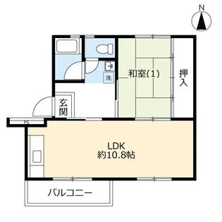 UR西上尾第二【5階】の間取り