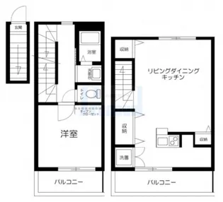 東京都板橋区徳丸3【アパート】の間取り