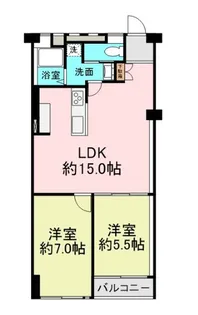 上板橋ハウス【6階】の間取り