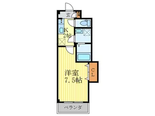 Coto Glance紫明通【4階】の間取り