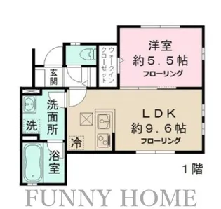 メープルガーデン【1階】の間取り