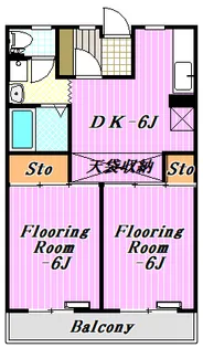 ディアコート1号館【3階】の間取り