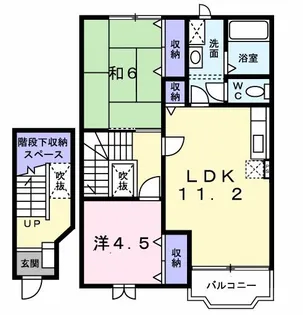 新潟県新潟市西蒲区巻甲【アパート】の間取り