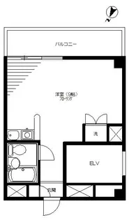 東京都目黒区下目黒2【マンション】の間取り