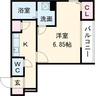 大阪府大阪市鶴見区安田3【アパート】の間取り