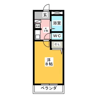 アンジェリーナ【1階】の間取り