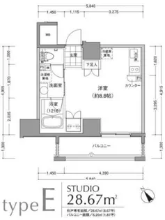 JPノイエ小石川富坂【JPnoie小石川富坂】【2階】の間取り