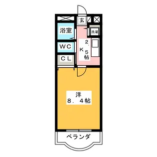 クレストナガイ【2階】の間取り