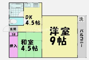 下井マンション【2階】の間取り