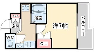 ラナップスクエア天満プライム【2階】の間取り