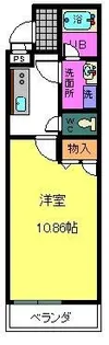 アビテ秋月南【2階】の間取り
