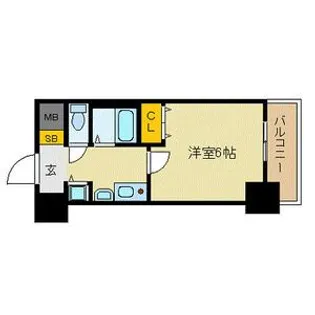 プレサンス名古屋STATIONザ・シティ【8階】の間取り