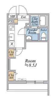 リブリ・曳舟【2階】の間取り