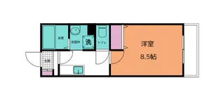 メイユールデリス【4階】の間取り