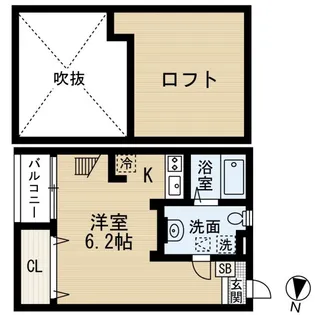 Riposo Futur(リポーゾフトゥール)【2階】の間取り