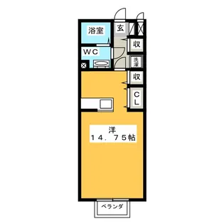 サントゥールC【2階】の間取り