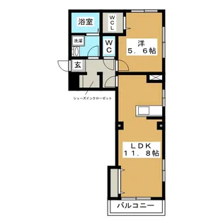 メゾン神之木台【2階】の間取り