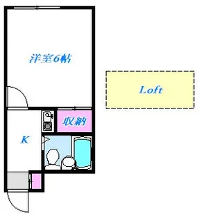 アデン第一【2階】の間取り