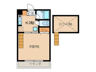 ヴィラ姪浜【2階】の間取り
