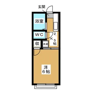 メゾンゴールド村上【2階】の間取り