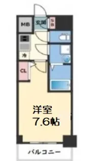 サムティ大阪GRAND EAST【6階】の間取り