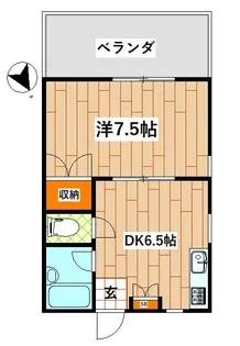 アパートメント93【1階】の間取り