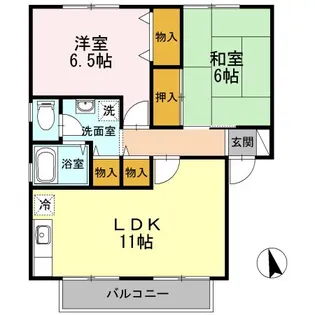 メゾン ド ファミール A【2階】の間取り